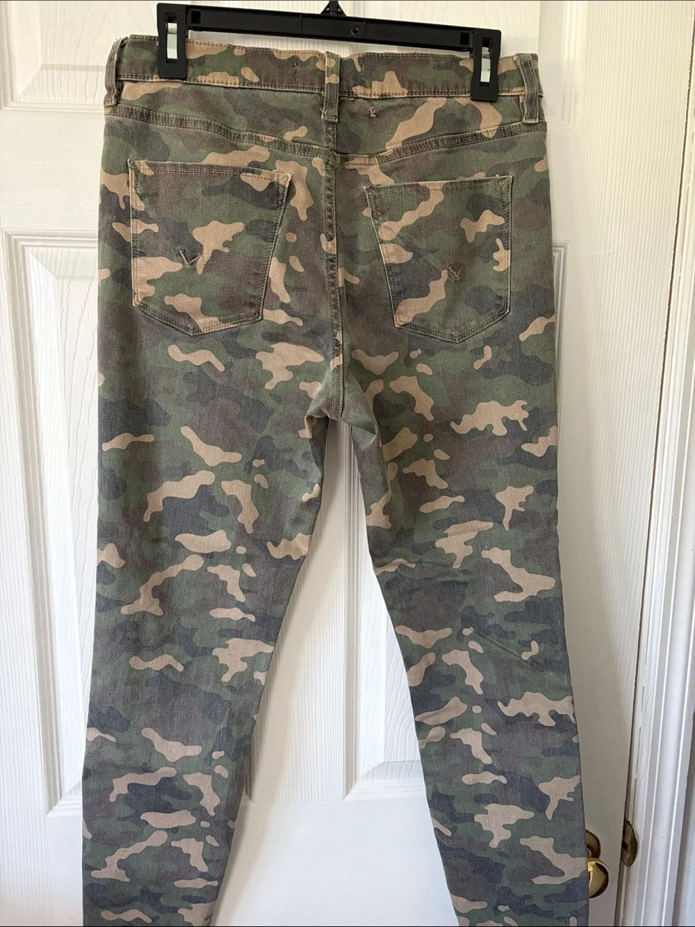 Hudson Jeans Women’s Camo Skinny Jeans - Green & Tan